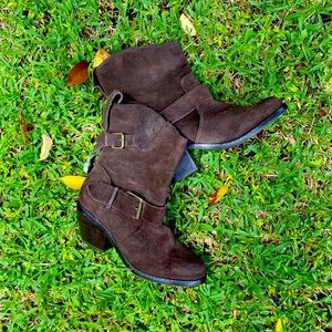 Dolce Vita Leather Western Boots